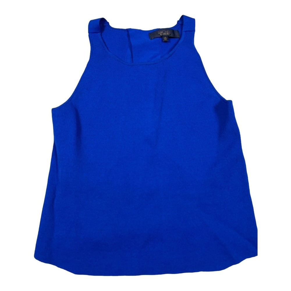 Rachel‎ Roy Womens XS Royal Blue Sleeveless Blouse Work Career Casual